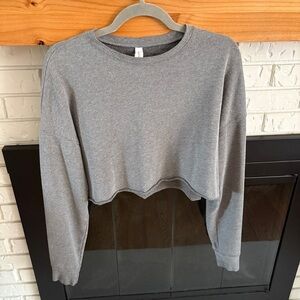 *2/15* - Gray Cropped Pullover